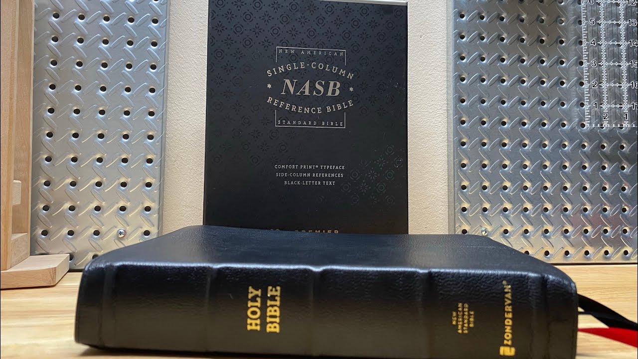 NEW NASB SingleColumn Reference Bible Wide Margin YouTube