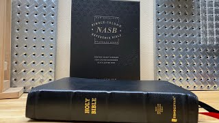 NEW NASB Single-Column Reference Bible Wide Margin