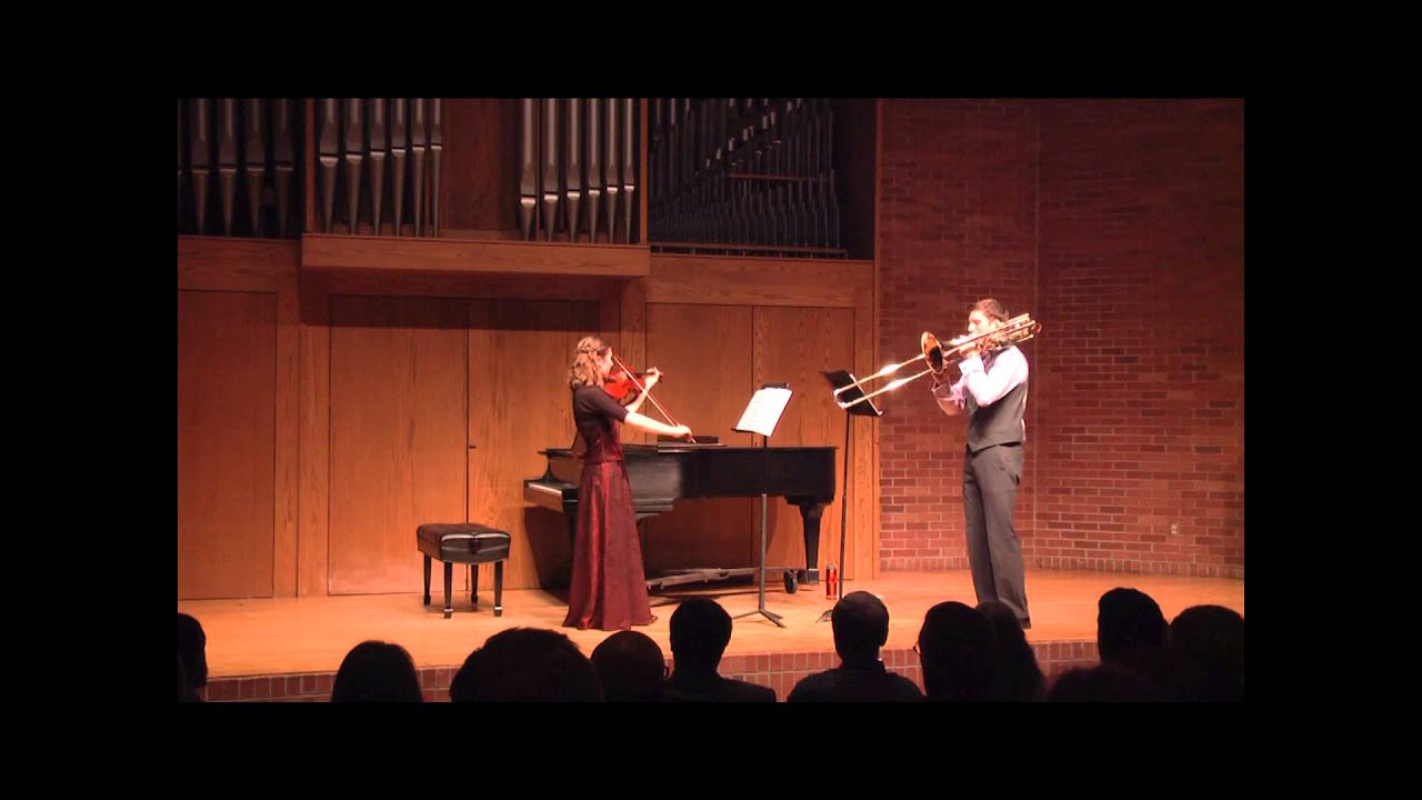 Duet for bass trombone and viola by Ian Deterling (Live) YouTube