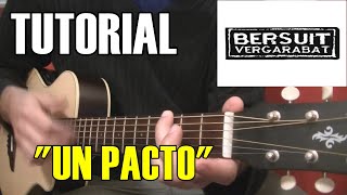 Vignette de la vidéo "COMO TOCAR "Un pacto" de La Bersuit | Tutorial guitarra acústica/criolla acordes arpegio rasgueo"