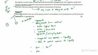 Full Completion - Part 12: Class example 2 - Going concern Update