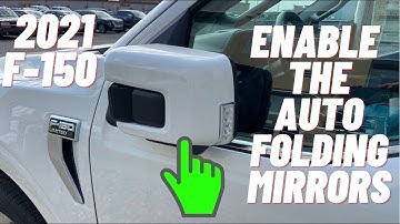 2021+ Ford F-150 – How to Enable Auto Power Folding Mirrors
