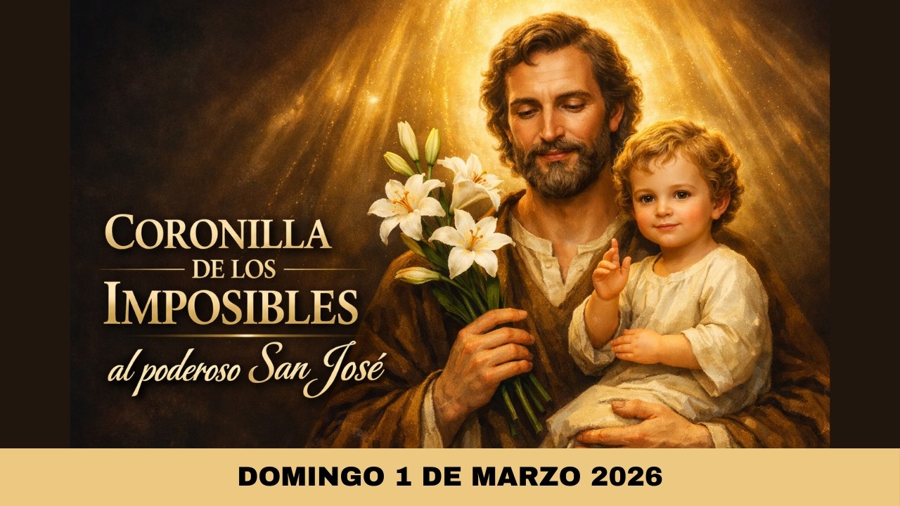 Coronilla de los Imposibles al Poderoso San José | Oración para Casos Difíciles🙏💛 |  1 DE MARZO