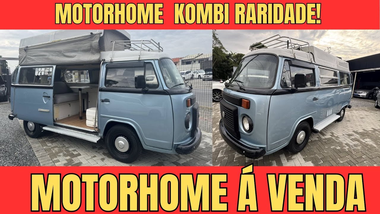 MOTORHOME KOMBI PAR A3 PESSOAS | raridade