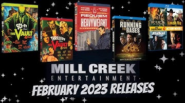 Mill Creek Entertainment | Unboxing February 2023 Blu-ray Releases with 18 Titles
