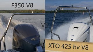 Yamaha F350 5.3L V8 Vs Xto 425 5.6L V8
