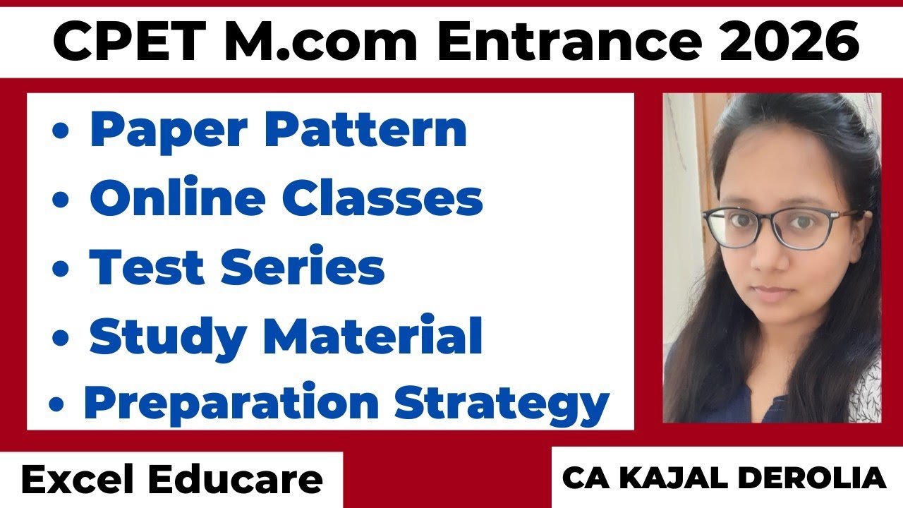 Odisha CPET M.com Entrance 2026 | Online Classes |Test Series |Preparation Strategy |Study Material