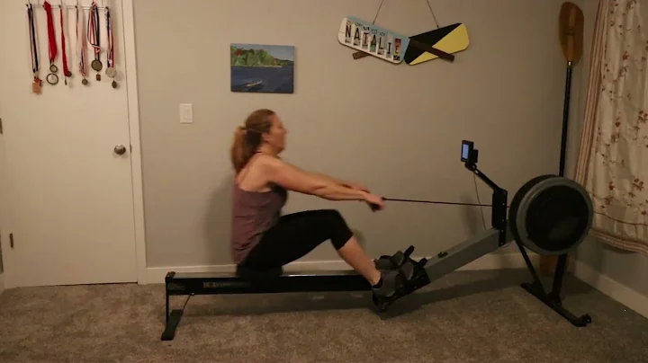 Rowing Machine Pacing 24 strokes per minute