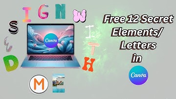 12 Secret Canva Elements You Must Try | Hidden Letters & Design Tricks