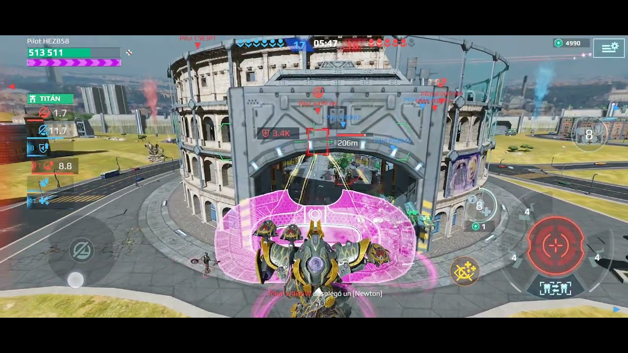 WAR ROBOTS TEST SERVER 