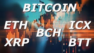 Обзор криптовалюты BITCOIN +  [ETH/ ICX/ BTT/ XRP/ BCH]/[19/05/2019]