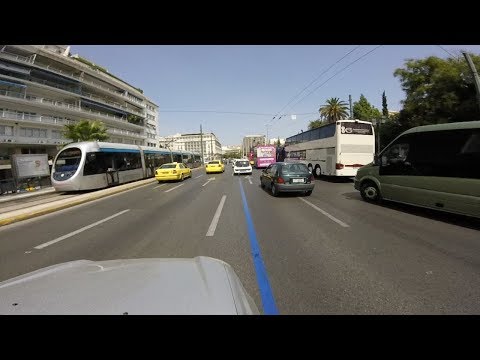 Driving in Athens,