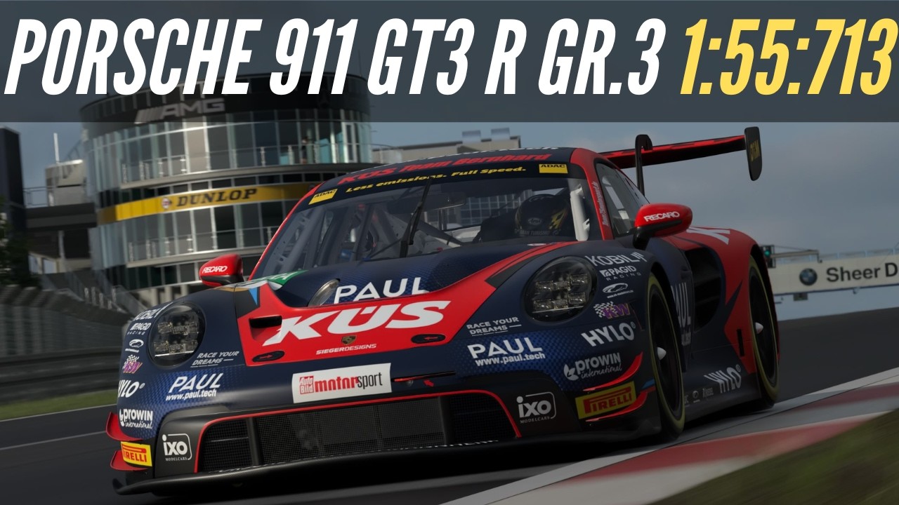 Gran Turismo 7: Nations Cup Nürburgring GP | Porsche 911 GT3 R Gr. 3 Controller Hotlap
