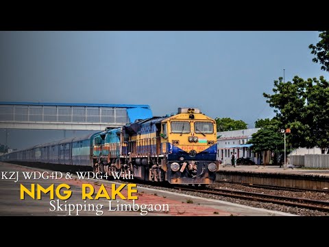 Nmg Rake KZJ EMD's With NMG Rake 🔥🔥#indianrailways #asmr - YouTube