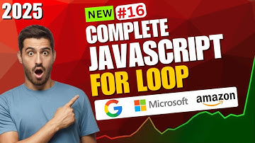 For Loop in JavaScript Explained | Complete Beginner Tutorial 2025