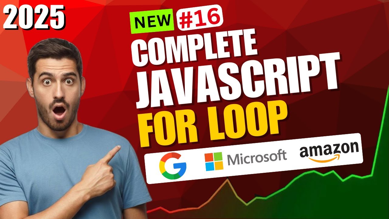 For Loop in JavaScript Explained | Complete Beginner Tutorial 2025 ...