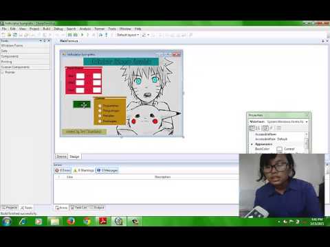 Tutorial membuat kalkulator bilangan kompleks dengan C#