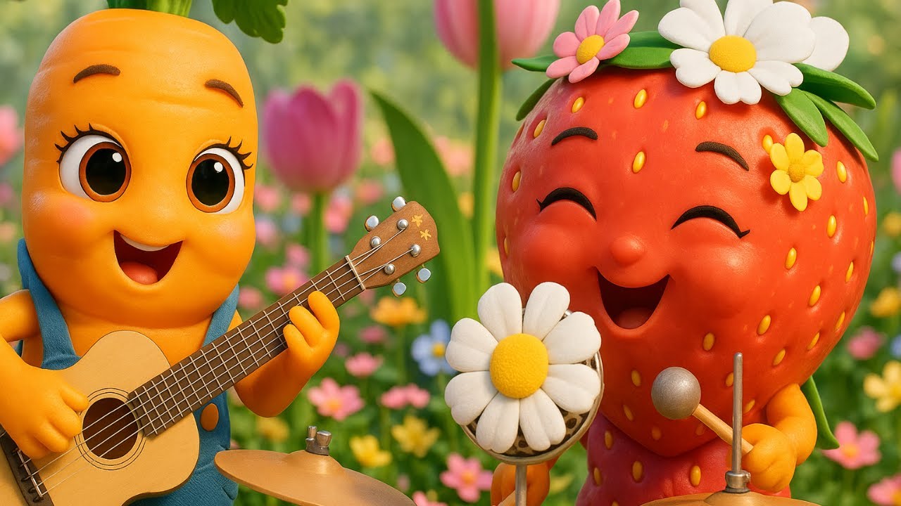 BINGO 🐶 🍎 | Dancing Fruit and Animal Sensory Video Visual Stimulation Animation