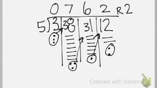 Long Division: Sticks and Dots
