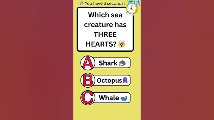 Which Animal Has Three Hearts? | General Knowledge Quiz with Answers