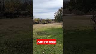 Testing Sprinklers Using Pump Test Switch
