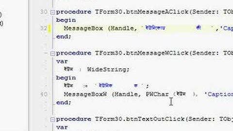 Tiburon Unicode Video #4
