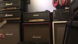 Marshall 1974 Super Lead - Capacitor Swap on Cathode Follower. 25uf vs .68 vs no cap on 820 ohm.