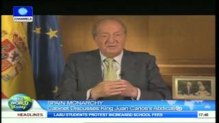 Spain Monarchy: Cabinet Discusses King Juan Carlos's Abdication
