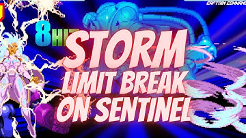 MvC2 - Storm Limit Break (FSD) Combo on Sentinel