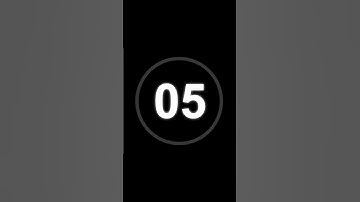 5 Second Countdown Timer with clock Ticking sound & Finish alarm beep #timer #clock #countdown