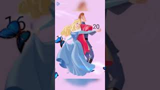 "DISNEY PRINCESSES AND HER PRINCE AGE"💕 ....#disneylover#princessfanclube#Beautiful#cutest#shorts..💕