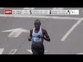 Evans Chebet of Kenya wins the New York City Marathon men's race