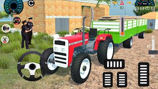 Real Tractor Games 2026 | Messy Ferguson Realistic Cargo Tractor Offroad Driving | Android Gameplay screenshot 5