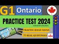 G1 driving test  all 2024 exam questions  ontario g1 practice test 2024  g1 test ontario 2024