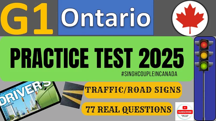 G1 test Ontario 2025 | G1 Practice Test Ontario 2025 | G1 Driving Test - All 2025 Exam Questions