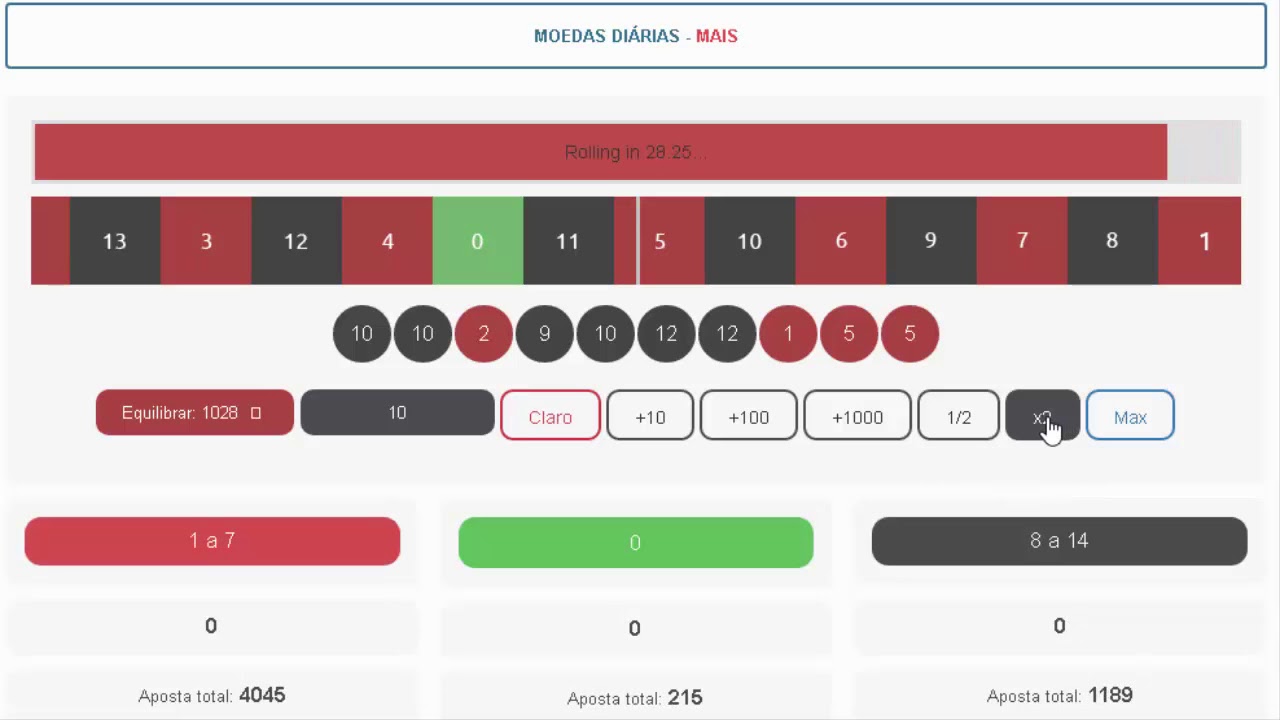 estrategia roleta numeros