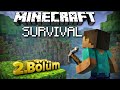 Madene indim full Demir set oldum|Minecraft Survival (Bölüm #2