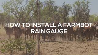 Farmbot Rain Gauge installation