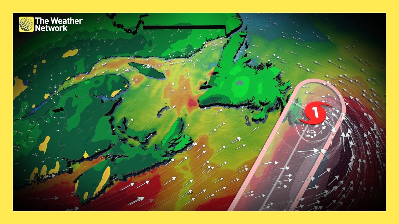 Ураган Мелисса направится в Атлантическую Канаду в эти выходные | 