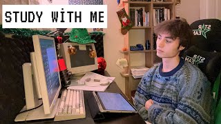 Study With Me LIVE |1 Hours (1 sessions)| 50/5 Pomodoro |Rain Sound