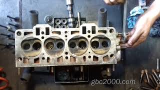 Repair of the cylinder head Tavria Sens Slavuta why the valve is burned out.