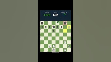 Chess puzzle solved 502/500k || #chess #chessgames #games #siciliandefense