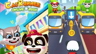 Cat Runner Decorate Home VS Panda Panda Run Panda Running Game Android Gameplay screenshot 1