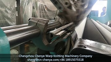 High speed square net making machine RS raschel warp knitting machine