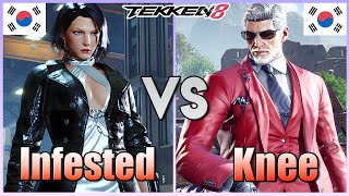 Tekken 8  ▰  Infested (Nina) Vs Knee (Victor) ▰ Player Matches!