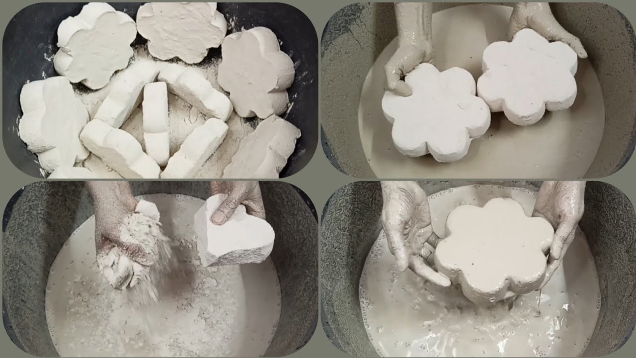 Soft Dusty Creamy Chalk Dry & 💦 Crumbling ASMR