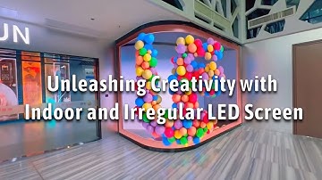 Unleashing Creativity with Indoor and Irregular LED display #ledscreen#leddisplay#billboard