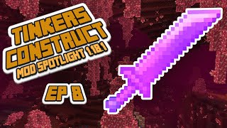 Tinkers Construct Mod Spotlight 1.18.1 EP 8  How to Get Manyullyn! Cleaver Most Powerful Weapon!