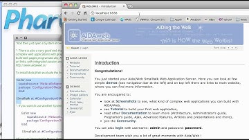 ST 4U 119: Getting Started with AidaWeb in Pharo