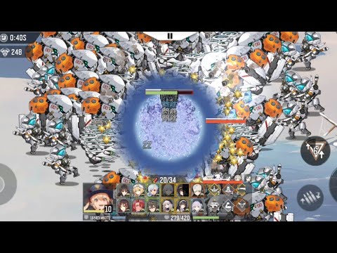 決勝時刻M 少女前線 站著不動打3-5 BOOS
